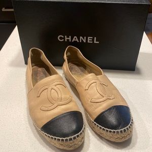 Tan Chanel Espadrilles